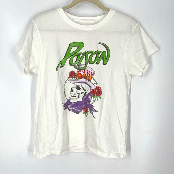 Daydreamer Poison Band Tee Sample Piece White Small NWOT - Picture 1 of 4